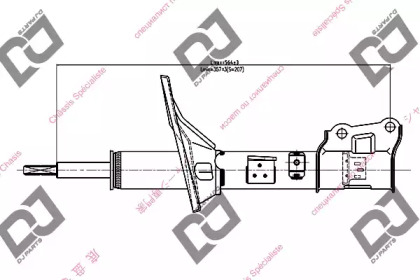 Амортизатор DJ PARTS DS1278GS